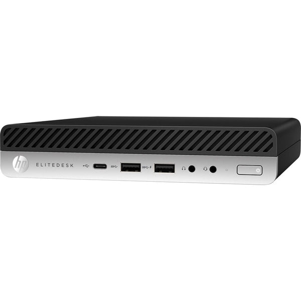 HP EliteDesk 800 G5 Desktop Mini PC, Intel Six Core i5 9500T 2.2Ghz, 16GB DDR4 RAM, 256GB NVMe M.2 SSD, USB Type C, Wifi, Windows 11 Pro (Refurbished Grade B)